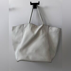 Celine white Leather Tote